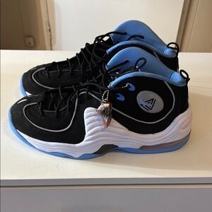 Nike Air Penny 2 black basketball AShoes size 9.5 DM 9132-001 2021 new no tags